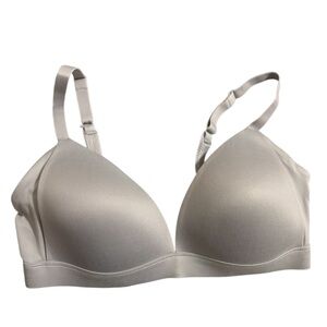 Auden Women's Lightly Lined Wirefree Lounge Bra -light gray 38C